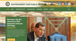 Desktop Screenshot of epw.senate.gov