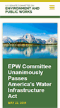 Mobile Screenshot of epw.senate.gov