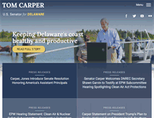 Tablet Screenshot of carper.senate.gov