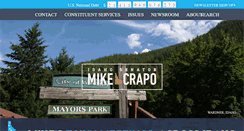 Desktop Screenshot of crapo.senate.gov