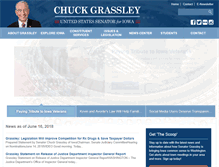 Tablet Screenshot of grassley.senate.gov
