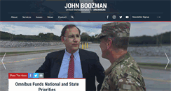 Desktop Screenshot of boozman.senate.gov