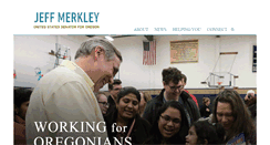 Desktop Screenshot of merkley.senate.gov