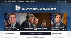 Desktop Screenshot of jec.senate.gov