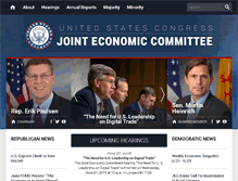 Tablet Screenshot of jec.senate.gov