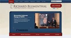 Desktop Screenshot of blumenthal.senate.gov