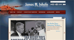 Desktop Screenshot of inhofe.senate.gov