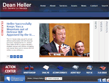 Tablet Screenshot of heller.senate.gov