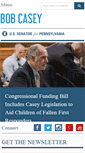 Mobile Screenshot of casey.senate.gov